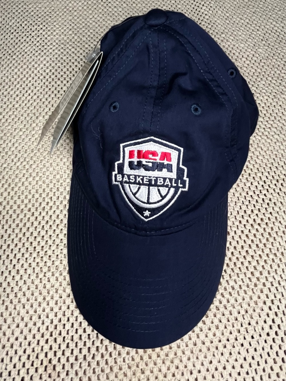 Nike USA Basketball Cap Hat Navy Blue unisex adjustable